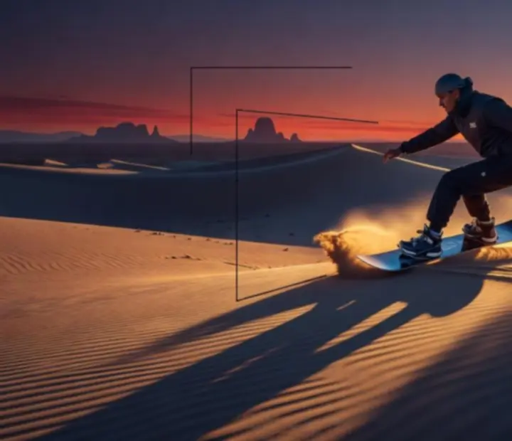 Alto's Odyssey Google Play áruházi banner sivatagi háttérrel